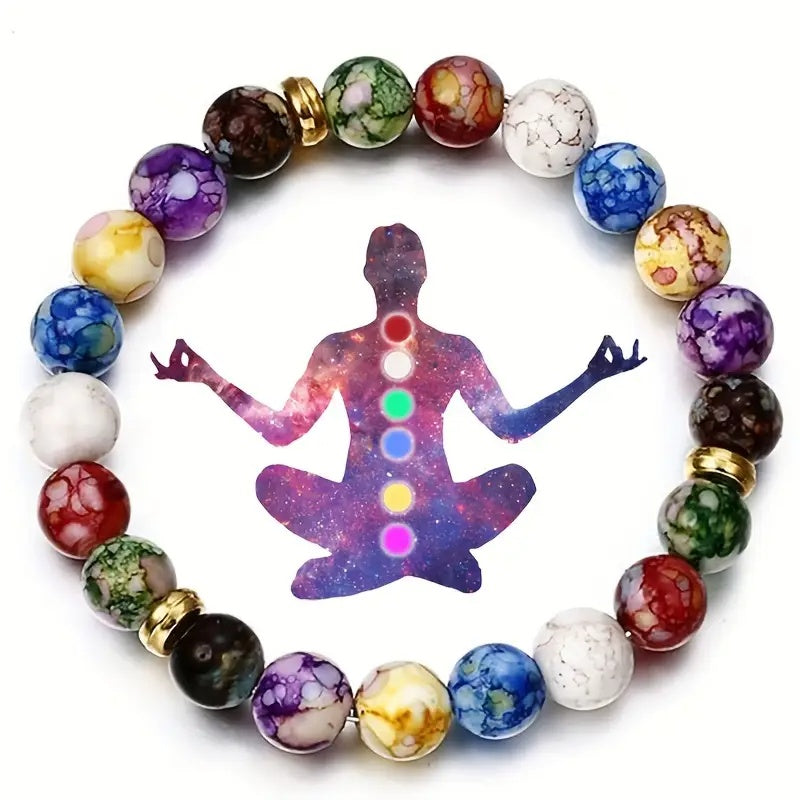 7 Çakra Şifa Reiki Taş Bilezik